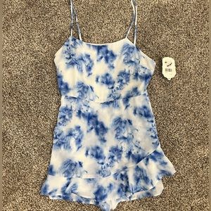 Altar’d State Blue tie-dye romper
